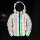 Kids Rainbow Puffer Jacket