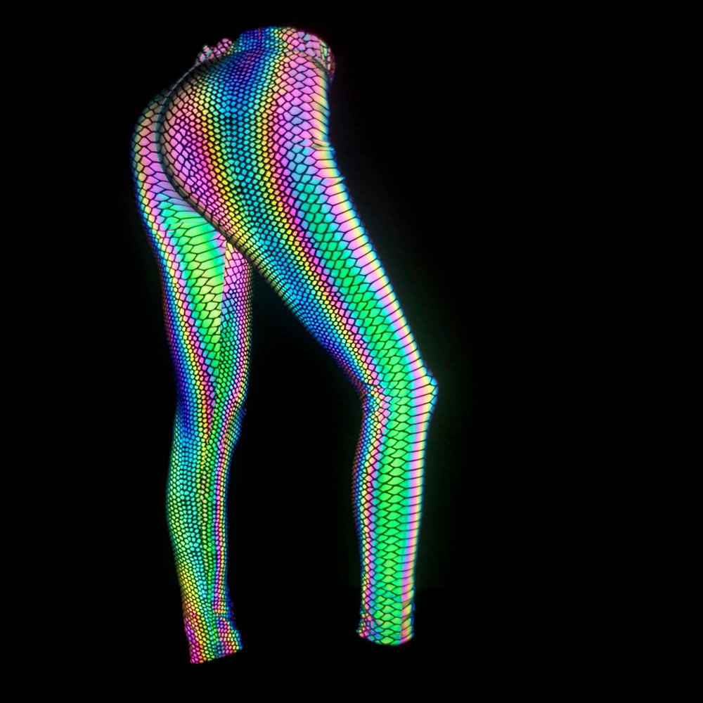 Reptile Skin Hi Vis Leggings