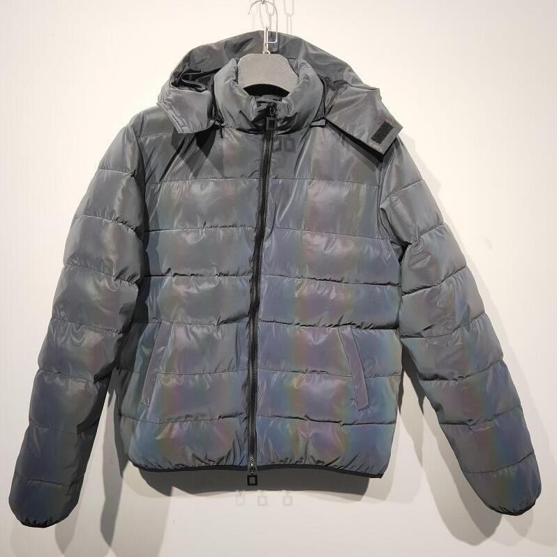 Rainbow reflective bubble coat deals