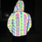 Kids Rainbow Puffer Jacket