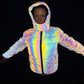 Kids Rainbow Puffer Jacket